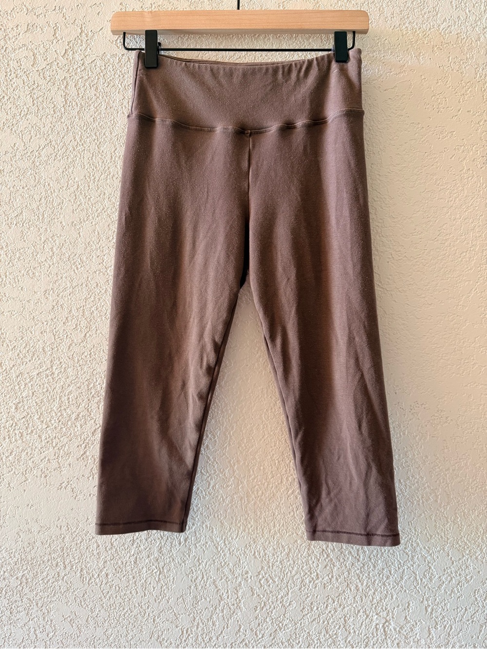 SKIMS Brown‎ Crop Athletic Leggings Women’s Size Small